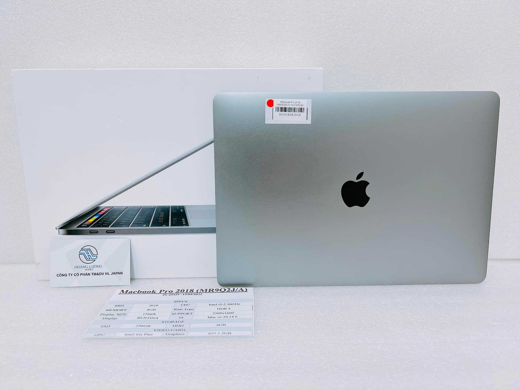 MacBook Pro 2018 (MR9Q2J/A) Gray – HoangluongMB