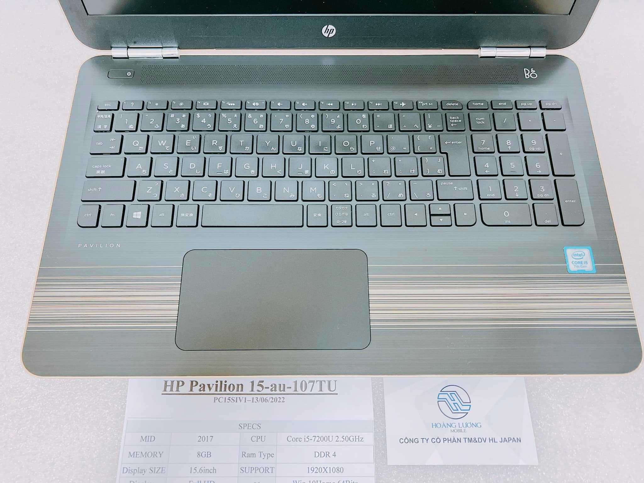 『訳あり』HP Pavilion 15-au107TU Core i5 hp Pavilion Notebook PC 15-au107TU Core i5 7200U 2.5GHz/8GB